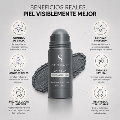 Senvar™ - Stick de Arcilla Volcánica