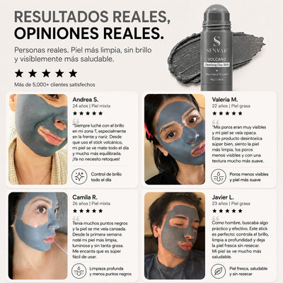 Senvar™ - Stick de Arcilla Volcánica
